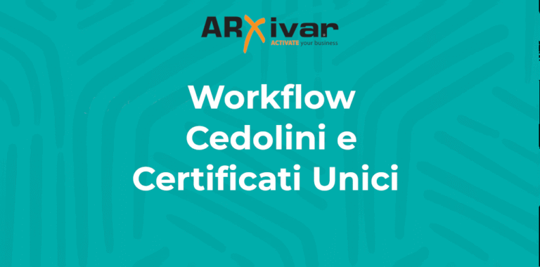 Workflow Cedolini e Certificati Unici